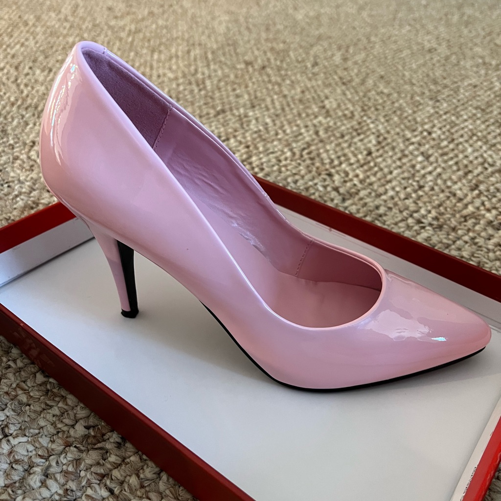 Baby Pink Pleaser Heels